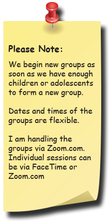 We Begin new groups as soon as we have enough children or adolescents to form a new group. Click here to see our current class schedule.